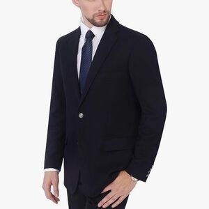 NWT P&L Men's Modern Fit Two-button Blazer Navy Size 42L